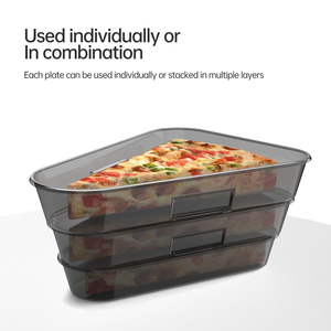 Nuevo Contenedor para Rebanadas de Pizza, Material PP, Tapa Abatible, Apto para Microondas, Ecológico, a Prueba de Polvo, Almacenamiento de Cocina para Regalos - Product Image 2