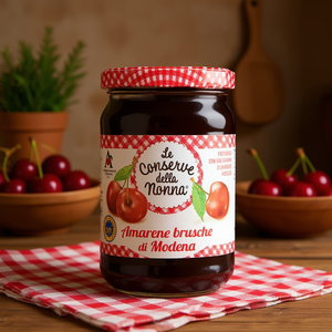 Confiture de Bruschetta à la Cerise Noire de Nonna 340g X 12 Pcs Goût d'Italie dans chaque pot - Product Image 3