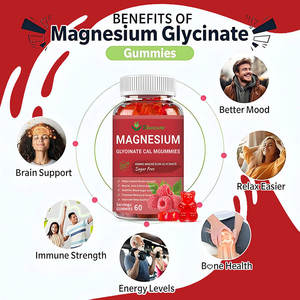 Glycinate de magnésium OEM Vitamine D <span class=keywords><strong>B6</strong></span> <span class=keywords><strong>Coenzyme</strong></span> Q10 Supplément à base de plantes - Product Image 5