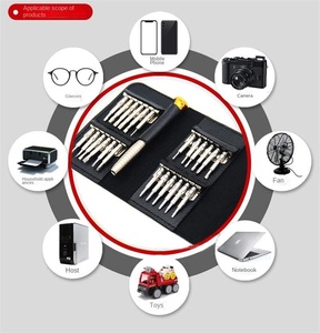 Jeu de tournevis étui en cuir pour téléphone portable démontage horloge lunettes entretien outil de tournevis de précision - Product Image 4