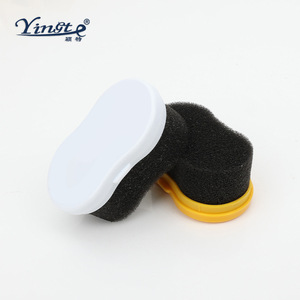 Éponge de soin du cuir Yinste pour chaussures et sacs, nettoyage et polissage 2 en 1, forme solide - Product Image 3