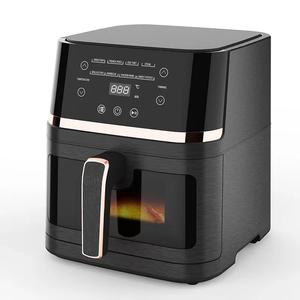 Nouvelle plaque chauffante en acier inoxydable galvanisé laminé à froid Friteuse électrique à air carré 8011D 6.5L - Product Image 1