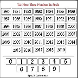 <span class=keywords><strong>Collana</strong></span> con Numero Anno 1980-2019, Unisex, Placcata Oro, in Acciaio Inossidabile, Regalo per Feste, Bijoux in Acciaio Inossidabile - Product Image 2