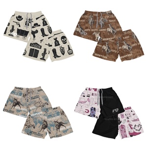 Shorts de football personnalisés PURE pour hommes, en polyester, sublimation, drapeau australien, avec poches - Product Image 2