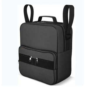 Sac de rangement portable classique pour fauteuil roulant avec fermeture éclair, grande capacité, léger, à suspendre au dossier, sac de marche suspendu - Product Image 1