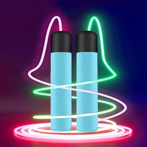 <span class=keywords><strong>Corde</strong></span> à <span class=keywords><strong>sauter</strong></span> portable en PVC améliorée pour adultes en acier à l'intérieur de la <span class=keywords><strong>corde</strong></span> d'exercice de fitness à <span class=keywords><strong>sauter</strong></span> à fibre optique clignotante - Product Image 2