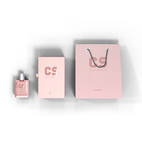 Flacon de parfum d'huile essentielle personnalisé de luxe 100 ml 30 ml 50 ml, boîte cadeau avec tiroir en papier et sac en papier