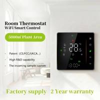 Termostato Wifi Beca BHT-006 para Calefacción por Suelo Radiante, 5A 16A, Antiinflamable, PC + ABS