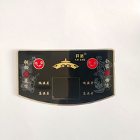 Panneau de commande électronique personnalisé avec écran PVC Impression PC Bouton Surface tactile Autocollant pour télécommandes
