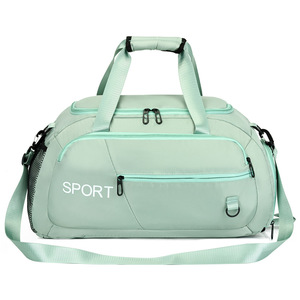 Fashionable Large Capacity Oxford Cloth Gym <b>Suitcase</b> Characters Pattern Portable Zipper Closure Soft for Fitness Travel Bag - Product Image 4