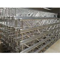 Support de scène modulaire en treillis d'aluminium pour tour d'éclairage et écran TV avec base pour événements et expositions