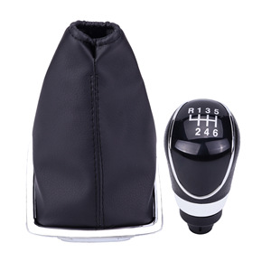 Ford Manual Gear <b>Knob</b> Leather 5 6 Speed <b>Shift</b> Boot Cover Assembly - Product Image 1