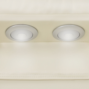 Moderno Conjunto de Sofá Reclinable Cuadrado Extensible de Cuero Genuino con Función de Enfriamiento para Sala de Estar - Product Image 3