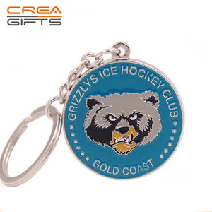 2025 nhà máy bán buôn biểu tượng tùy chỉnh lưu niệm móc chìa khóa giá rẻ 2D Vòng khuyến mại thăng hoa kim loại in ấn Vòng Keychain - Product Image 4