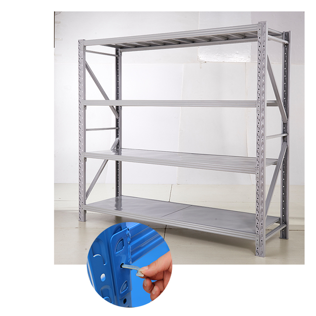 Industrial Shelving Heavy Duty Rack Storage Equipment Assemble Bolted Certificated Warehouse Shelving Racks