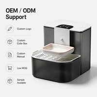 Fontaine à eau intelligente pour animaux de compagnie, chat et chien, sans filtre, distributeur inclinable, séparation eau propre et eau sale, eau chaude, OEM ODM, vente en gros