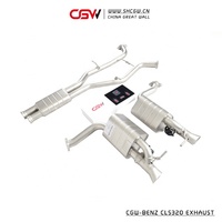 Silencieux d'échappement Catback en titane, pour Benz W218, CLS300, 350, 320, E320, 260, 3.5, 2.0T, 3.0T, meilleure vente en gros