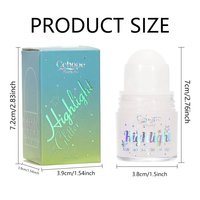 Gel Pailleté Lumineux Multi-Usages 6 Couleurs avec Billes Roulantes et Paillettes Explosives pour Corps et Visage – Maquillage Scintillant pour Scène et Fêtes