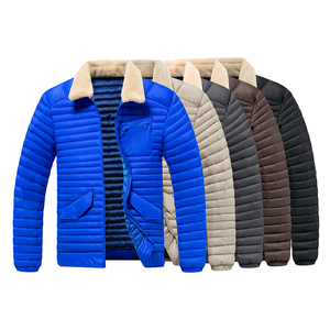 Vêtements en gros OEM/ODM – Blouson d'hiver en <span class=keywords><strong>nylon</strong></span> avec col, style motard, veste de pilote, noir <span class=keywords><strong>hardcore</strong></span>, unisexe, motif sur le devant - Product Image 3