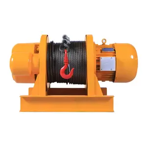 JKD 1T to 5T Mini Electric Winch Compact Structure Hoist 150m Wire Rope with Remote Controller