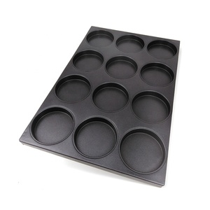 Molde de bandeja para hornear bollo de hamburguesa comercial antiadherente para panadería industrial - Product Image 5