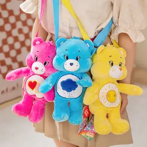 Hot sale Bear Care Plush Toy Cute Kids Plush Bag Doll Heart Bear Backpack