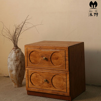 Table de chevet haut de gamme en bois massif, design chinois, gain de place, pour appartement familial, table de chevet pour salle à manger et salle de bain