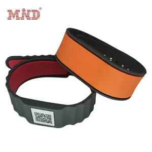 Professionele Rfid Armband Nfc Ticket Geweven Polsband/Armband Met Qr Code