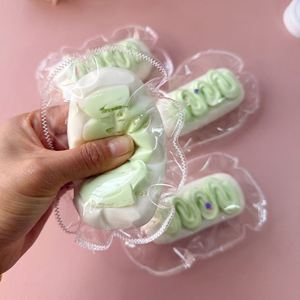 Nuevo Juguete Antiestrés de Silicona con Forma de Pastel de Arroz con Sabor a Matcha, Realista, de 6 cm, para Niños y Adultos, Creativo y Divertido - Product Image 1