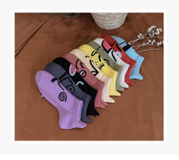 Usine Offres Spéciales Unisexe Robe Drôle Couleur Expression Mignon Élégant Émoticône Imprimer Heureux Visage Fun Crazy Chaussettes