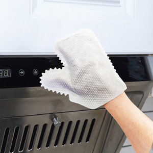 Disposable Cleaning Gloves Non Woven Fabric Diamond Texture Wet Dry Use Household Kitchen Cleaning Glove - Product Image 1