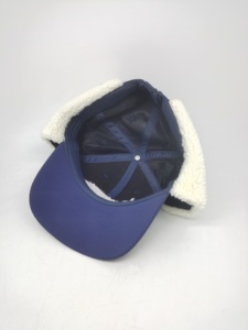 Gorras de Béisbol Deportivas al por Mayor con Bordado a Mano, Cálidas para Invierno, para Exteriores, Negras, con Visera Recta, Transpirables e Impermeables - Product Image 3