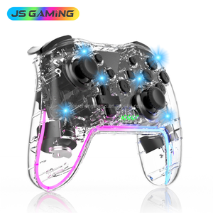 JSgaming Transparent Wireless Gamepad Blue-tooth Game <strong>Controller</strong> for TV Box <strong>PC</strong> Joystick With RGB Light Turbo Function - Product Image 6