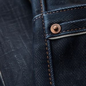 Jeans de Pierna Recta de Cintura Alta en Color Índigo Oscuro para Mujer, Logotipo Personalizado, Pantalones Vaqueros Clásicos Estilo Parí<span class=keywords><strong>s</strong></span>, OEM, Tallas <span class=keywords><strong>S</strong></span>-5XL, Venta al Por Mayor - Product Image 3