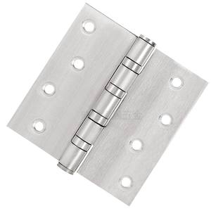 Charnière de porte en acier inoxydable à roulement à billes élargie de 4 pouces (10 cm), 100 mm de large, en zinc et fer épaissi, noire - Product Image 5