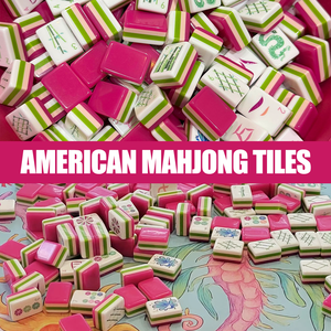 Fichas de Mahjong Americanas de Acrílico con Diseño de Madera de 4 Capas, Hechas <span class=keywords><strong>a</strong></span> Mano por Expertos (1.24 pulgadas, 160 Fichas) <span class=keywords><strong>a</strong></span> Buen Precio para Reuniones - Product Image 1