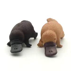 Soododo Wholesale Cute TPR Toy For Kids Platypus Shape Stretchies Squeeze Toys