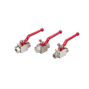 Válvula de Bola de Alta Presión YJZQ PN315 de Acero al Carbono Roscada, Válvula de Cierre Hidráulica para Aislamiento de Acumuladores - Product Image 1