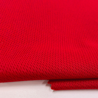 Tissu de maillot de football à séchage rapide en maille à pois par sublimation, 160 GSM, 100 % polyester, tissu respirant à l'effet œil d'oiseau pour maillot de football, t-shirt culturel