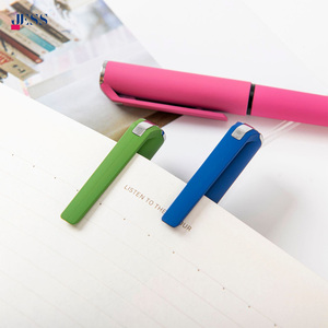 Bolígrafo de gel de plástico personalizado al por mayor, duradero, suave al tacto, tinta azul recubierta de goma, 0,5mm, escritura, el mejor bolígrafo de firma para regalos - Product Image 4