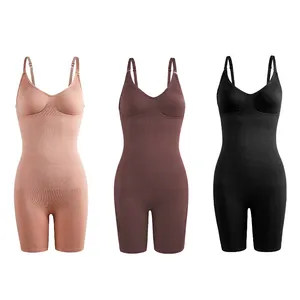 Conjuntos de Fitness para gimnasio, ropa moldeadora de una pieza para mujer, corsé de cintura para el cuerpo, vestido Sexy para levantamiento de cadera para reparación posparto