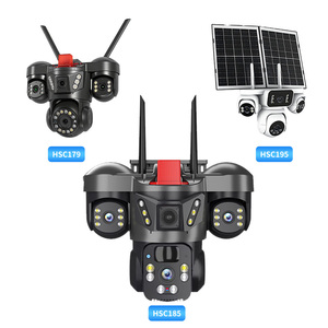4G LTE WiFi Solar CCTV <strong>Camera</strong> <strong>V380</strong> IP66 Waterproof 360 <strong>Panoramic</strong> View Pan-Tilt Human Motion Tracking Alarm Card Support - Product Image 4
