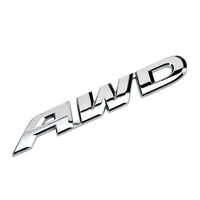 Professionnel Personnalisé Surface Lisse Étanche Auto-adhésif 3d Abs Lettres Autocollant De Voiture Emblème Badge Pour Carrosserie