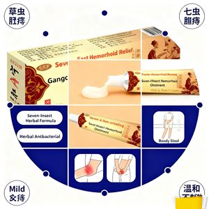 Pomada para Alívio de Dor Anal Fórmula Suave e Calmante Alívio Rápido para Desconforto Coceira Queimação Cuidado com Hemorroidas Uso Diário - Product Image 6