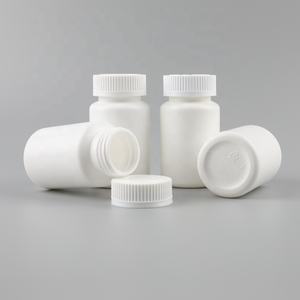 Logo personalizzato bianco HDPE 120ml 4oz HDPE pillola bottiglia medicina capsula supplemento bottiglia barattolo per uso alimentare bottiglia a prova di bambino - Product Image 1