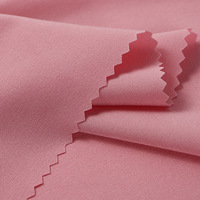 Usine directe haute élastique 100D quatre voies extensible plaine vague tissu tissé 100% Polyester pour vêtement doublure tissu pas quantité minimale de commande pas cher!