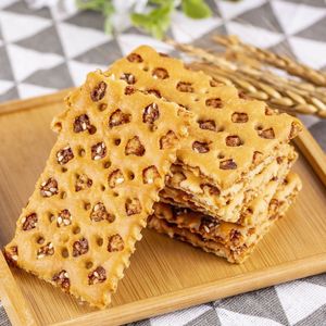 Craquelins en vrac au sucre <span class=keywords><strong>brun</strong></span>, forme nid d'abeille, saveur graines de chia, 40% de matières grasses, 500g - Product Image 5