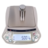 Balance industrielle de laboratoire de précision à cellule de pesée, affichage LCD rétroéclairé, capacité élevée 6100g-0.1g, acier inoxydable SS304