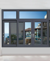 Ventana Abatible Interior Serie 60 Sohi, Directo de Fábrica, Acero Plástico, Resistente a la Presión, para Almacenes, Áticos y Balcones