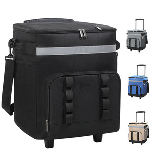 Sac Isotherme à Roulettes 28 L Pour Camping, Nourriture, Boisson
